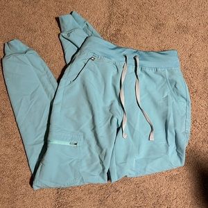 FIGS Seaglass Zamora Joggers S/T Small Tall High Waisted